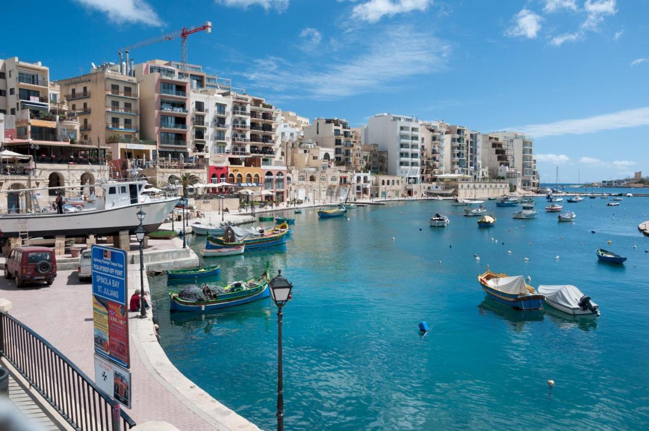 Stylish 2Br Apartment In Central St Julians Saint Julian's Exterior foto